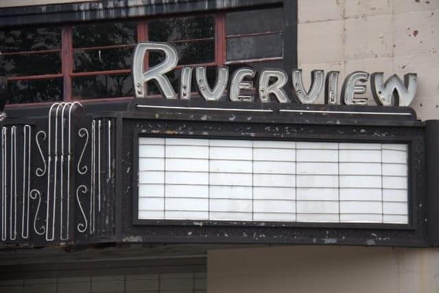 Riverview Theater Signage